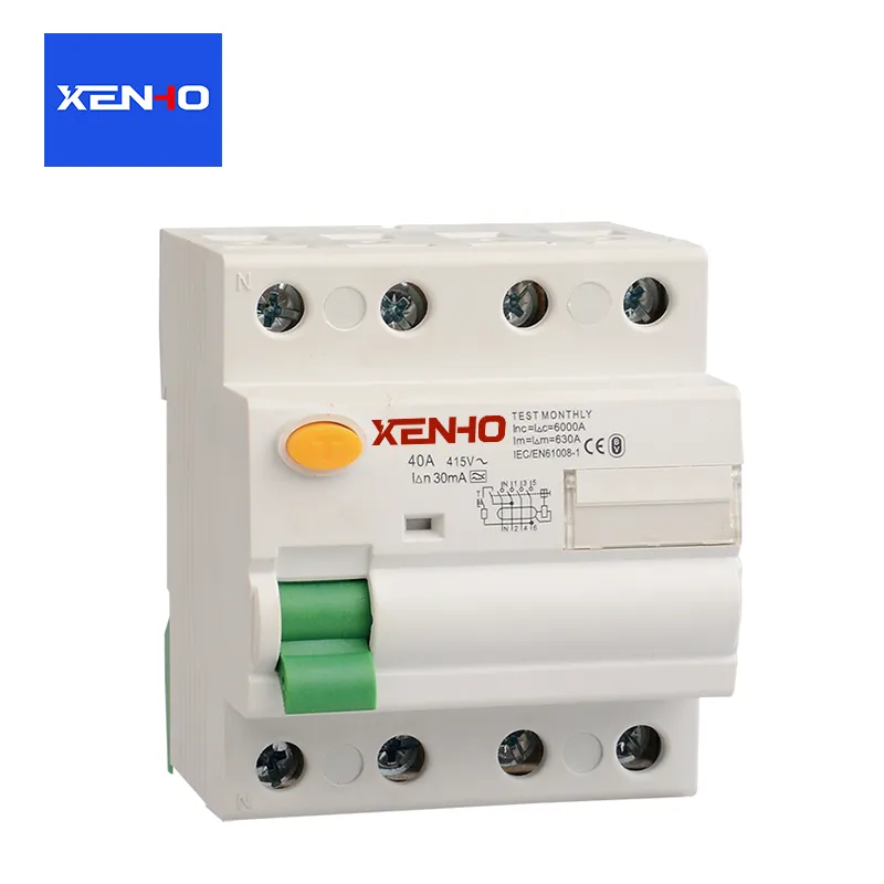 AC Type 4P Residua Current Circuit Breaker RCCB